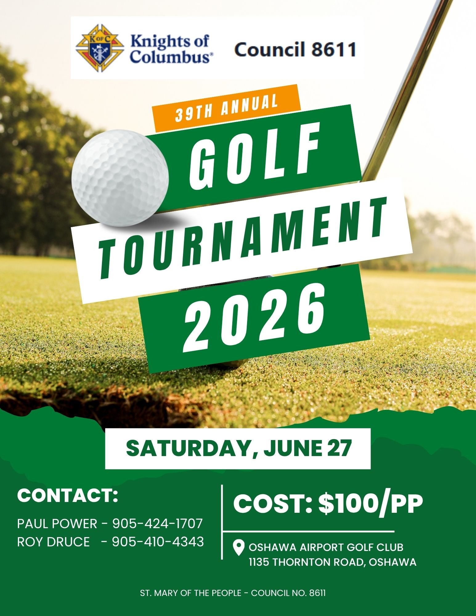 2026 GOLF TOURNAMENT